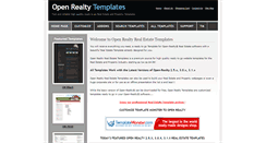 Desktop Screenshot of openrealtytemplates.awddesign.co.uk