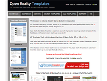 Tablet Screenshot of openrealtytemplates.awddesign.co.uk
